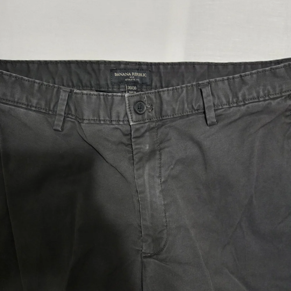 Banana Republic Black Chinos Classic Straight-Leg